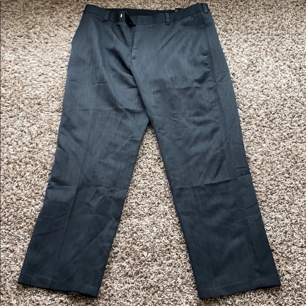 Mens Kenneth Cole reaction black/grey dress pants